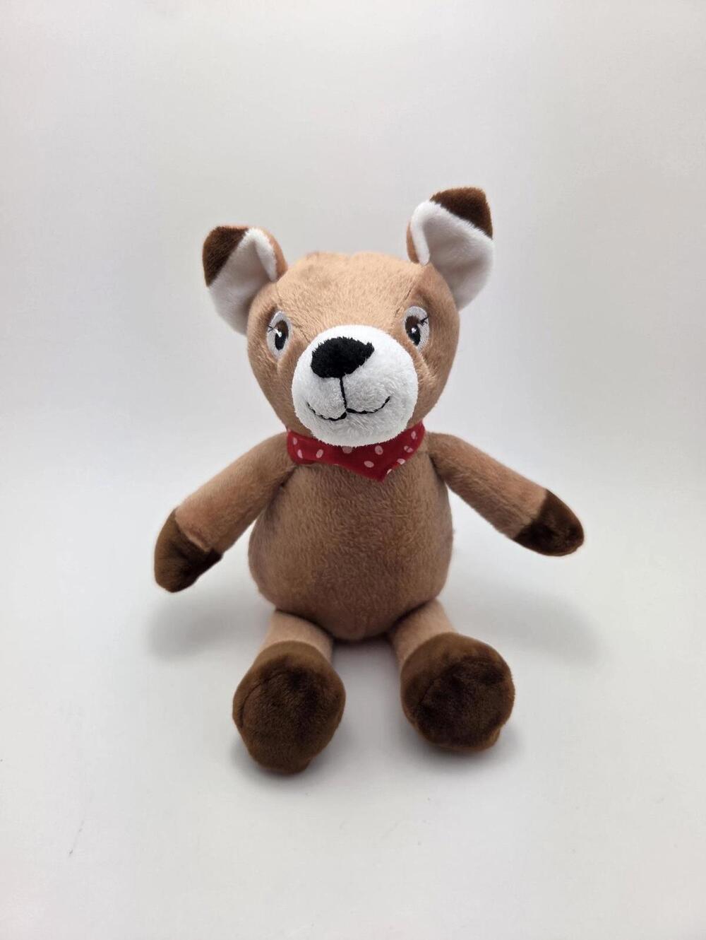 Kinder Deer Plush with No Tag, Deer Stuffed Animal (8 inch)